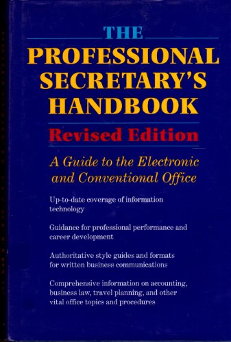 Beispielbild fr The Professional Secretary's Handbook zum Verkauf von SecondSale