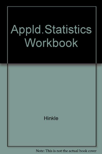 Beispielbild fr Applying Statistical Concepts Workbook zum Verkauf von ZBK Books