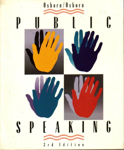 Imagen de archivo de Public Speaking a la venta por Lighthouse Books and Gifts