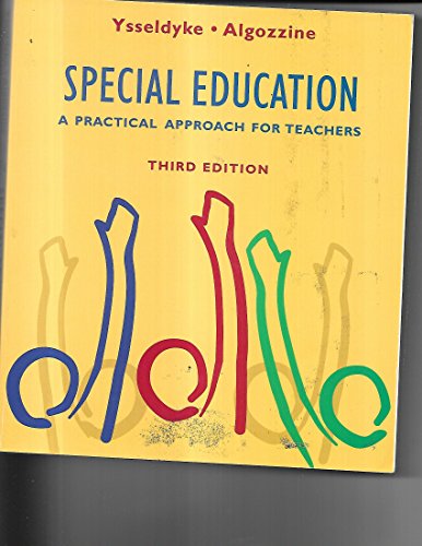 Stock image for Special Education a Practical Approach for Teachers for sale by HPB-Emerald