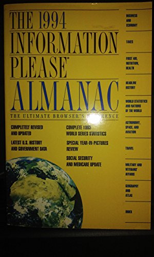 Stock image for Information Please Almanac 1994/47th Ed for sale by Top Notch Books