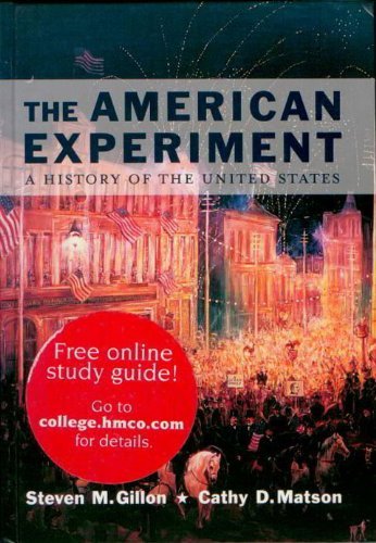 Stock image for The American Experiment : A History of the United States for sale by Better World Books