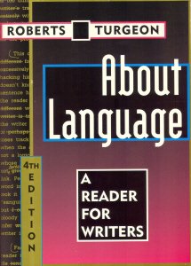 Stock image for About Language: A Reader for Writers for sale by BookHolders