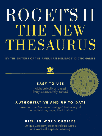 Beispielbild fr Roget's II: The New Thesaurus zum Verkauf von WorldofBooks