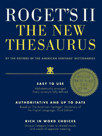 Imagen de archivo de Roget's II : The New Thesaurus a la venta por Better World Books