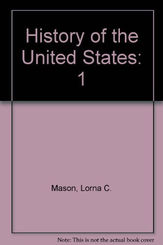 Stock image for History of the United States for sale by ThriftBooks-Dallas
