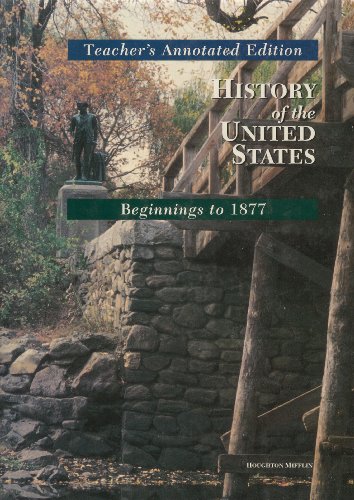 Beispielbild fr History of the United States zum Verkauf von ThriftBooks-Dallas