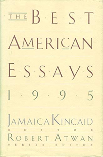 Imagen de archivo de The Best American Essays 1995 a la venta por SecondSale