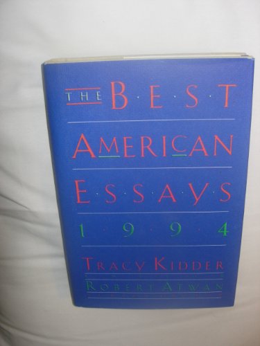 Beispielbild fr The Best American Essays 1994 zum Verkauf von More Than Words