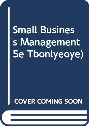 9780395693162: Small Business Management 5e Tbonlyeoye)