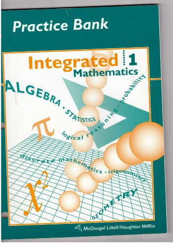 Beispielbild fr McDougal Littell Integrated Math: Practice Bank Book 1 zum Verkauf von ThriftBooks-Atlanta
