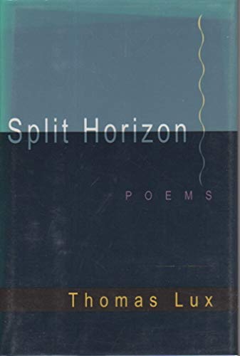 9780395700983: Split Horizon: Poems