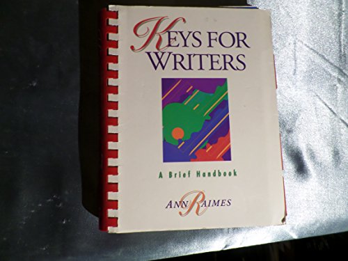 Beispielbild fr Keys for Writers: A Brief Handbook zum Verkauf von Wonder Book