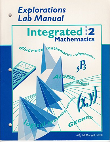 Beispielbild fr McDougal Littell Integrated Math: Explorations Lab Manual Book 2 zum Verkauf von Booksavers of MD