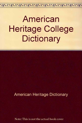 9780395706824: American Heritage College Dictionary/Book&Floppy Disk 3 1/2 Inch