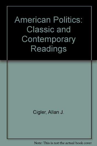 9780395708330: American Politics: Classic and Contemporary Readings