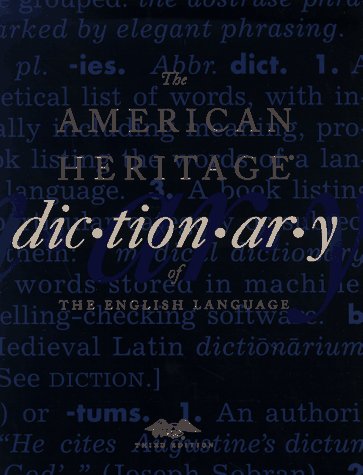 9780395711460: American Heritage Dictionary Of The English Language
