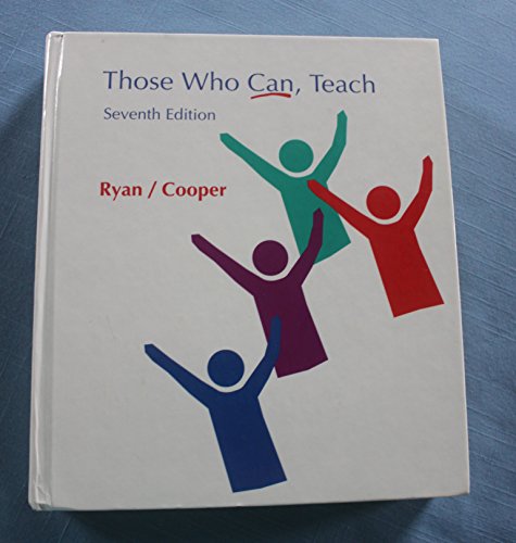 9780395712429: Those Who Can Teach