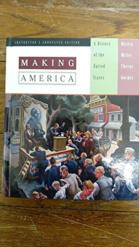 Imagen de archivo de Making America: A history of the United States a la venta por Solr Books