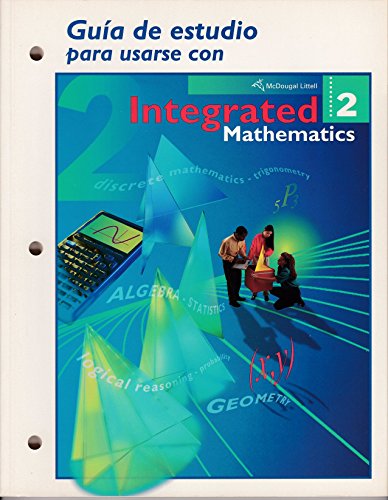 Beispielbild fr McDougal Littell Integrated Math: Spanish Study Guide Book 2 (Spanish Edition) zum Verkauf von The Book Cellar, LLC