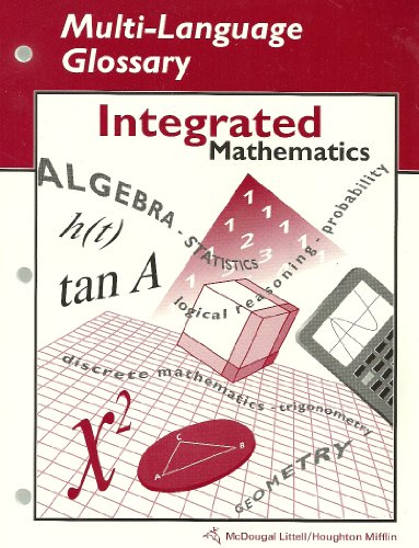 Imagen de archivo de Multi-Language Glossary Integrated Mathematics a la venta por Better World Books