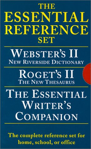 Stock image for Houghton Mifflin Essential Desk Reference Set, Paperback, 3-Book Set (0618952373) for sale by More Than Words