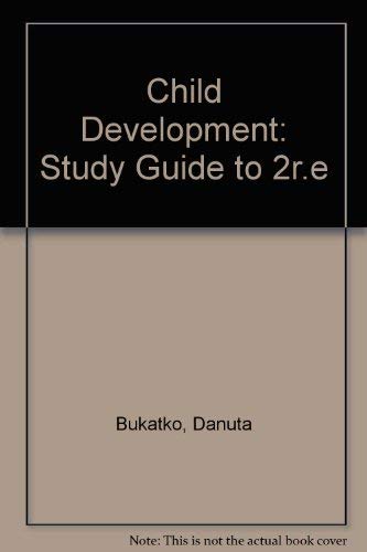 Stock image for Child Development: Study Guide to 2r.e for sale by Amazing Books Pittsburgh