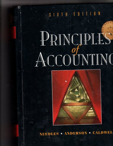 Beispielbild fr Principles of Accounting zum Verkauf von Better World Books