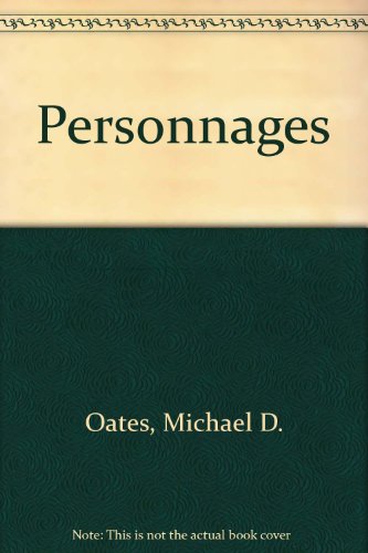 Stock image for Personnages for sale by Irish Booksellers