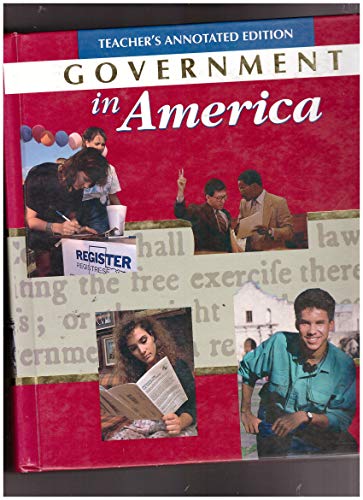 Imagen de archivo de Government in America (Teacher's Annotated Edition) a la venta por ThriftBooks-Atlanta