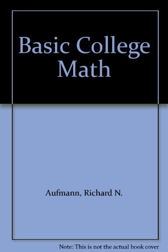 Imagen de archivo de Basic College Math a la venta por ThriftBooks-Dallas