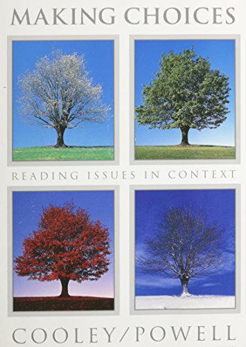 Beispielbild fr Making Choices: Reading Issues in Context zum Verkauf von ThriftBooks-Atlanta