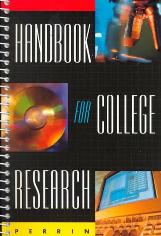Imagen de archivo de Handbook for College Research a la venta por Better World Books