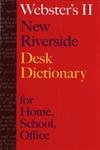 Beispielbild fr Webster's II New Riverside Desk Dictionary zum Verkauf von SecondSale