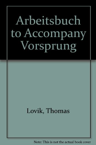 

Vorsprung Workbook and Lab Manual