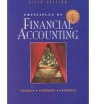 Imagen de archivo de Principles of Financial Accounting a la venta por Better World Books