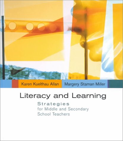 Beispielbild fr Literacy and Learning: Strategies for Middle and Secondary School Teachers zum Verkauf von Irish Booksellers