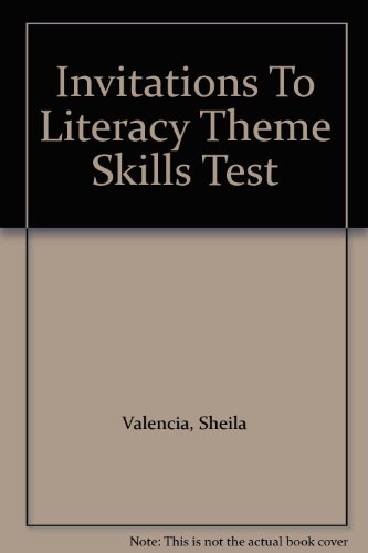 Stock image for INVITATIONS TO LITERACY, THEME SKILLS TEST, ANNOTATED TEACHER'S EDITION, 1.1-1.5 for sale by mixedbag