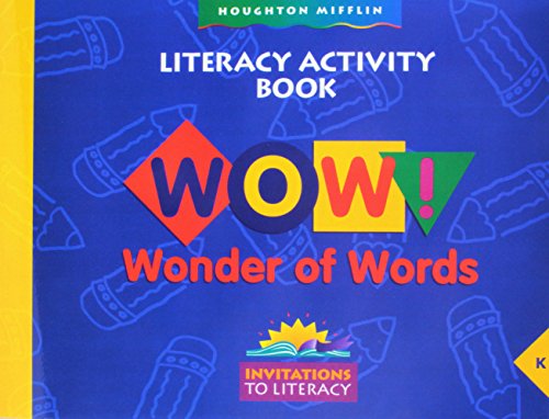 Imagen de archivo de WOW! Wonder Of Words: Literacy Activity Book Level K (Invitations to Literacy) a la venta por Ergodebooks