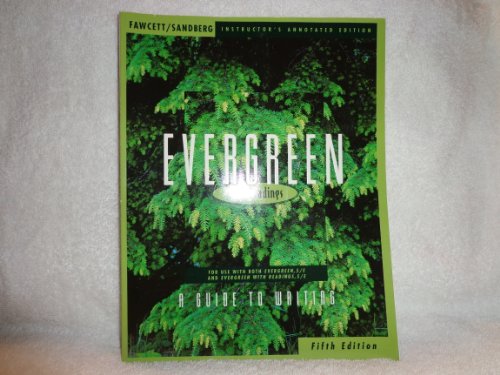 Stock image for Evergreen: A Guide to Writing for sale by HPB-Red