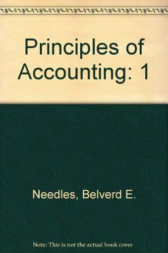 Beispielbild fr Principles of Accounting: Working Papers zum Verkauf von dsmbooks