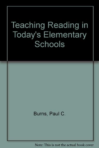 9780395752937: Teaching Reading in Today's Elementary Schools