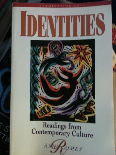 Beispielbild fr Identities Readings from Contemporary Culture zum Verkauf von Wonder Book