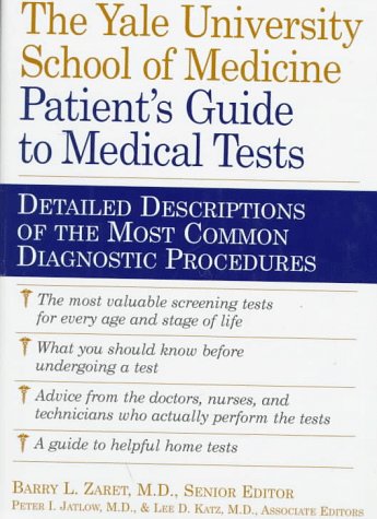 Beispielbild fr The Patient's Guide to Medical Tests zum Verkauf von Better World Books