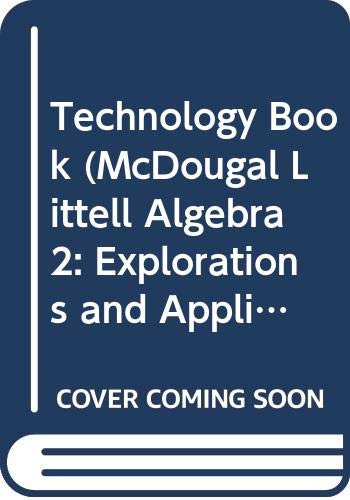 9780395769782: Technology Book (McDougal Littell Algebra 2: Explorations and Applications)