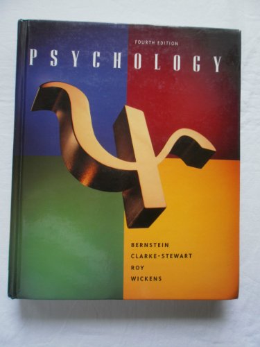 Psychology (9780395770719) by Bernstein, Douglas A.