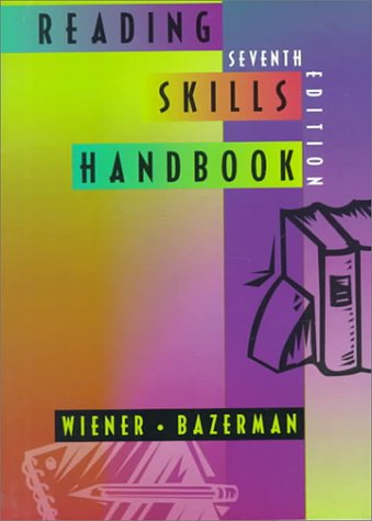 Reading Skills Handbook (9780395776414) by Wiener, Harvey S.