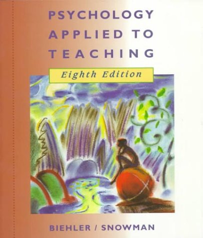 Beispielbild fr Psychology Applied to Teaching, Eighth Edition zum Verkauf von SecondSale
