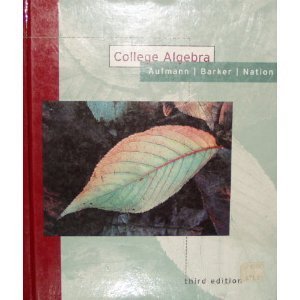 9780395786444: College Algebra