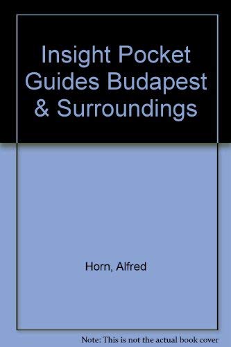 Beispielbild fr Insight Pocket Guides Budapest & Surroundings zum Verkauf von Wonder Book